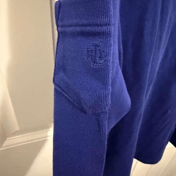 Lauren Ralph Lauren Royal Blue Cotton Womens Shirt Size XL - Picture 4 of 6